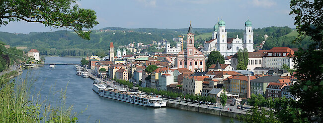 Dreiflüssestadt Passau in Bayern